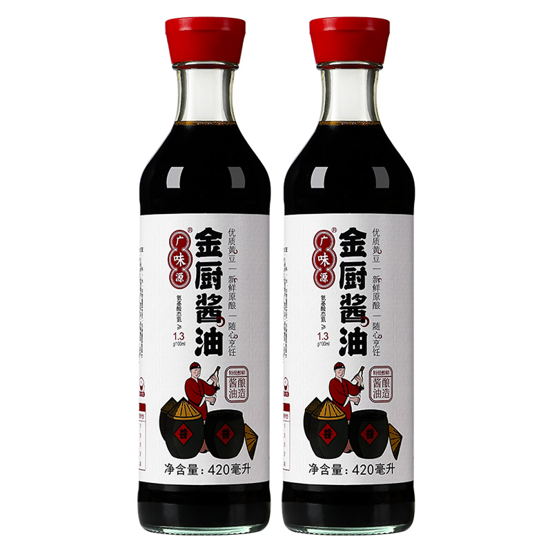 广味源金厨酱油420ml单瓶装 1.